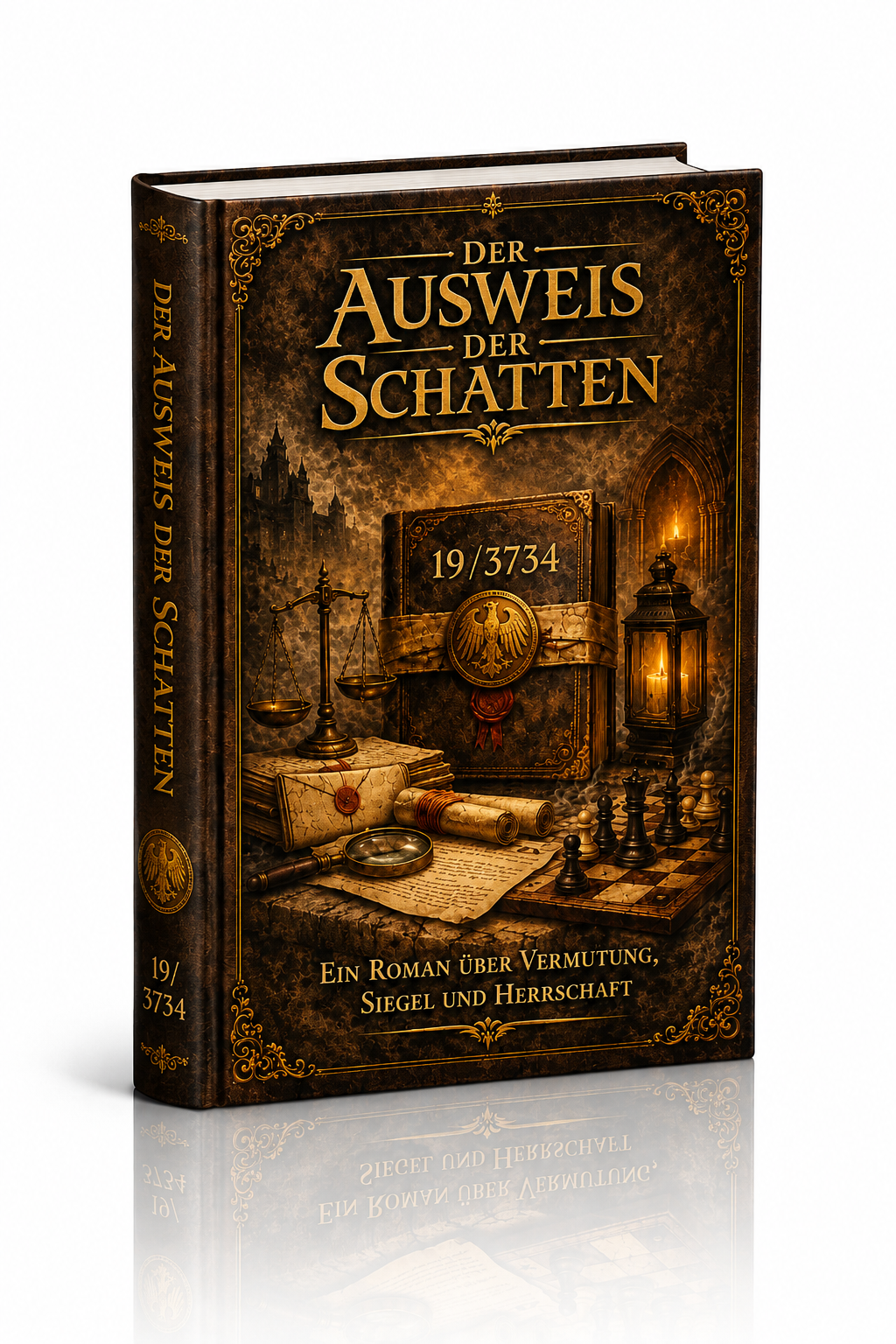 Buchcover: DER AUSWEIS DER SCHATTEN