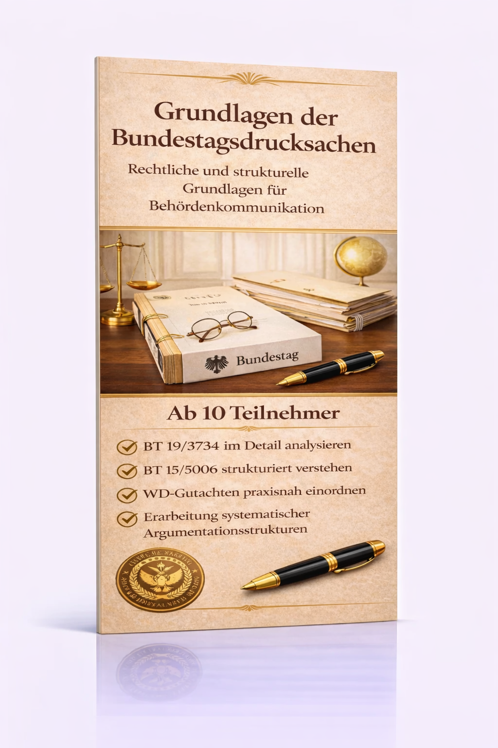 Von der Rechtsgrundlage zur KI-Strategie – Deine Ausbildung zur aktiven Mitwirkung Ab 10 Teilnehmern