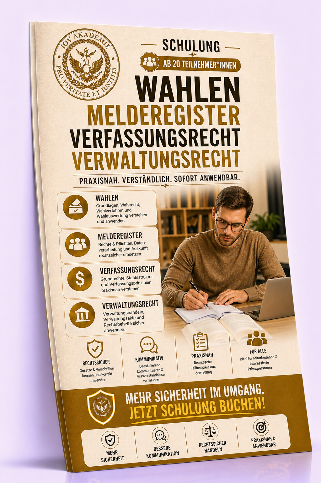 Schulung Wahlen und das Melderegister Ab 10 Teilnehmern