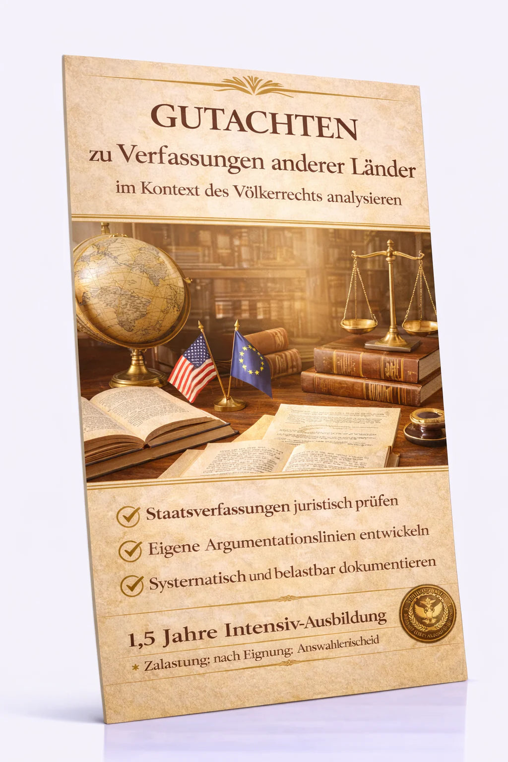 Exzellenzprogramm Völkerrecht – Professur der IOV Akademie Start: 28/29.03